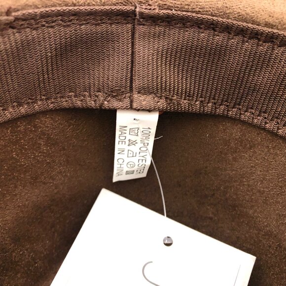 Jen & Co. Tabitha Star Cowboy Hat Brown Rhinestone Stars Faux Suede Finish GLAM - Picture 7 of 11